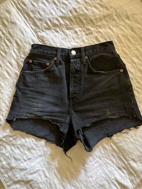 Re/done 50's Cutoff shorts. Black size 24